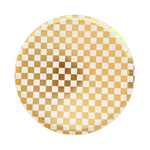 Check It! Gold Clash Dinner Plates, Pack of 8