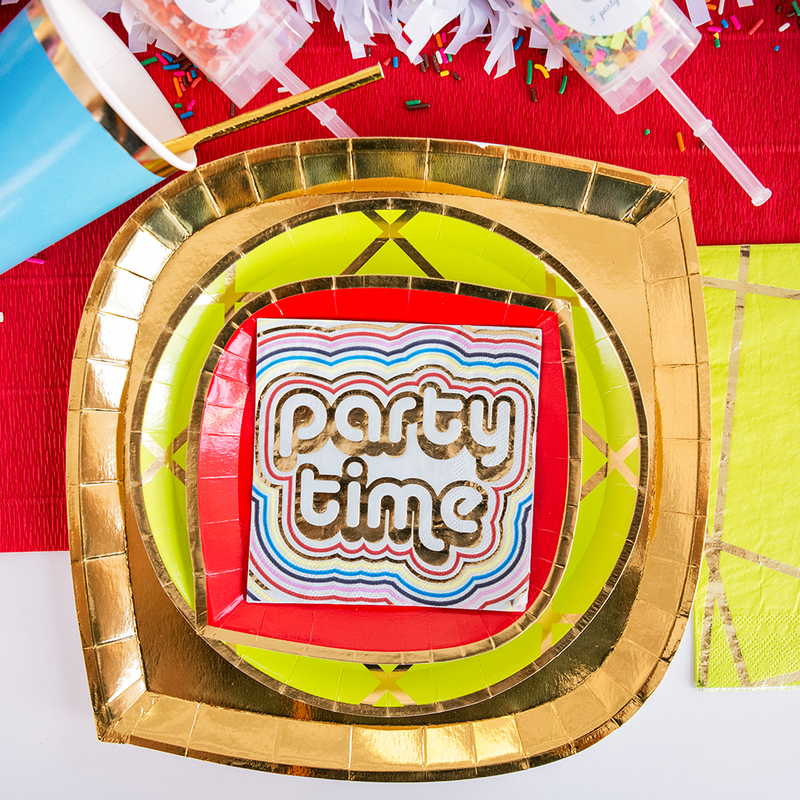 "Party Time" Witty Cocktail Napkins, Pack of 20