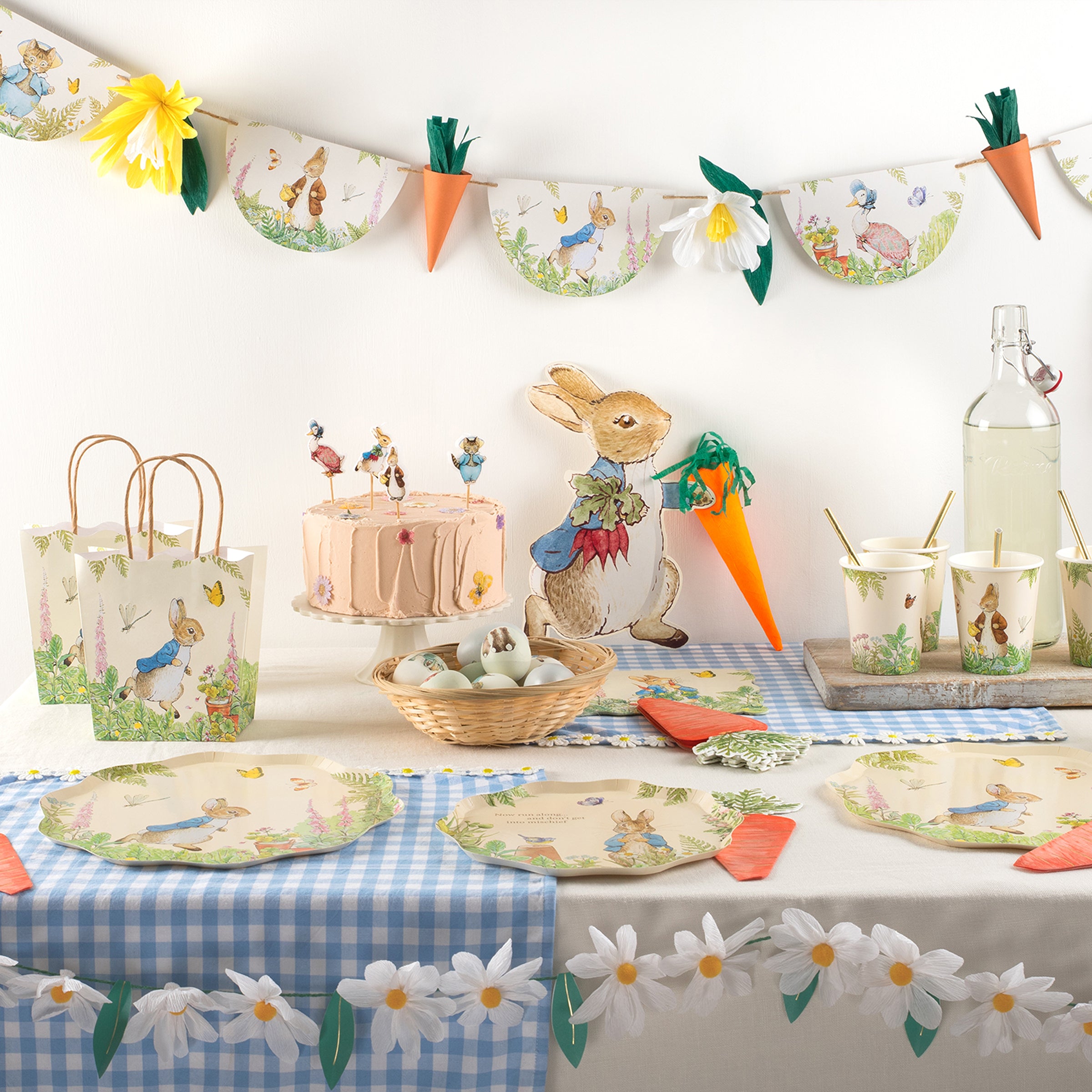 Peter Rabbit™ In The Garden Side Plates, Pack of 8 | Paperless