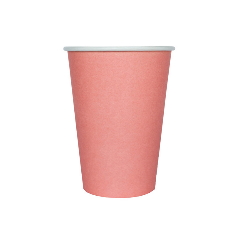 Shade Collection 12 oz. Cups, Cantaloupe, Pack of 8