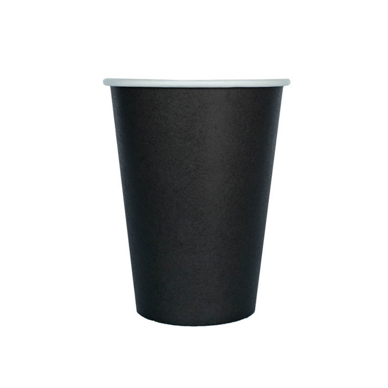Shade Collection 12 oz. Cups, Onyx, Pack of 8