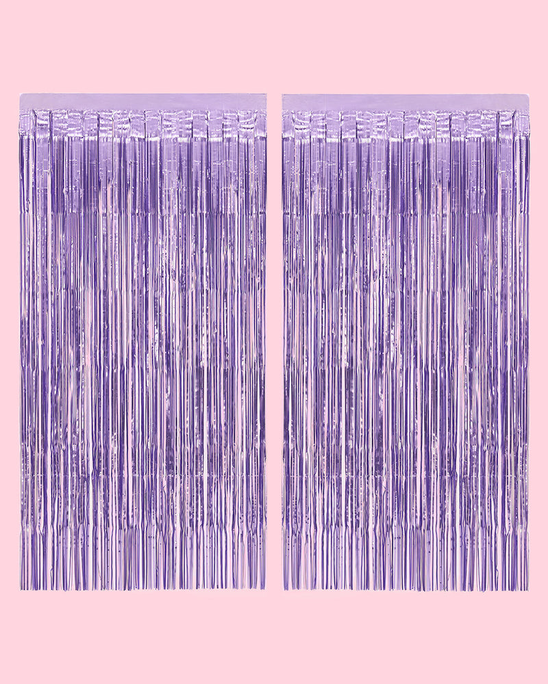 Euphoria Curtain - matte purple foil curtain
