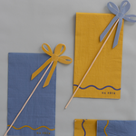 Signature Napkins, Blue & Yellow, Pack of 16
