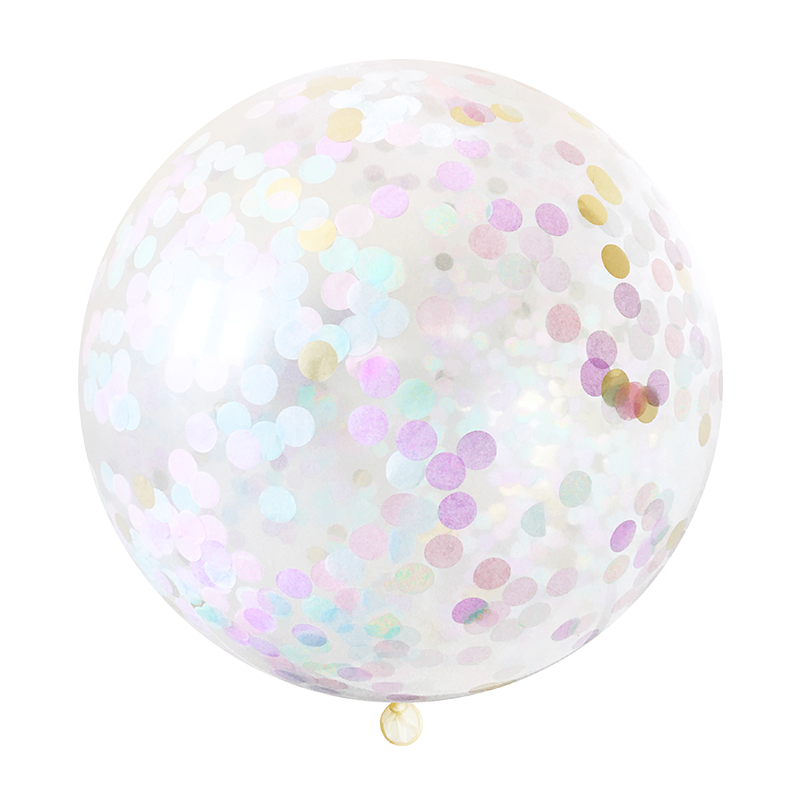 Jumbo Confetti Balloon - Unicorn