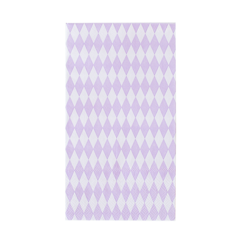 Check It! Purple Posse Guest Napkins, Pack of 16