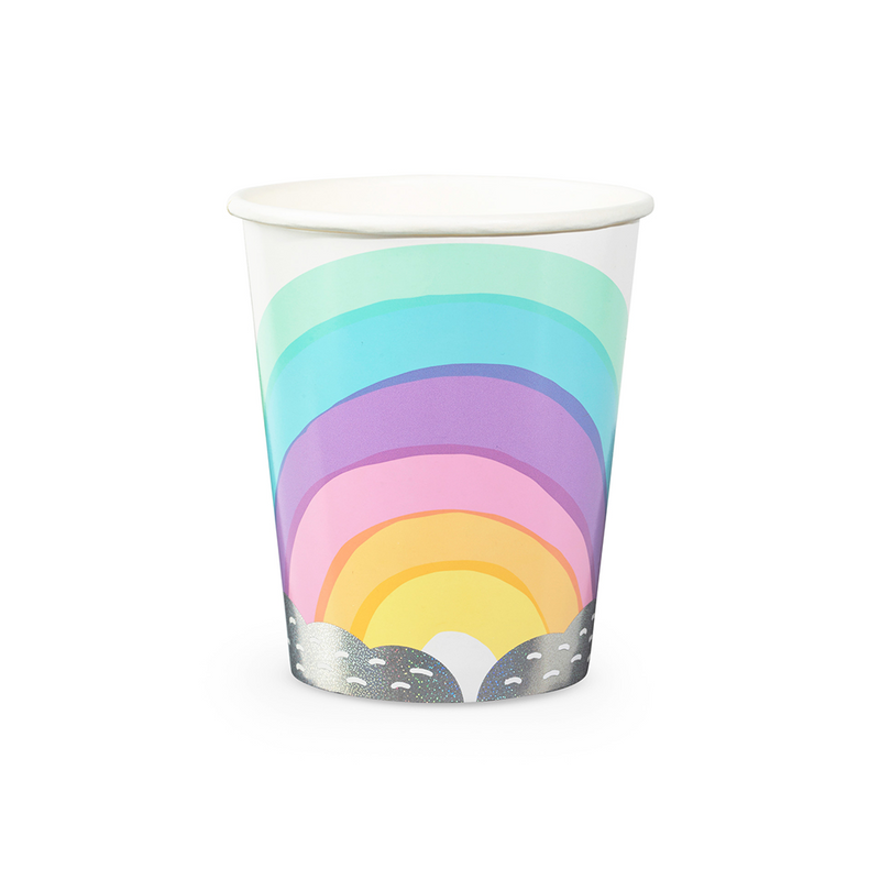 Over the Rainbow 9 oz Cups, Pack of 8