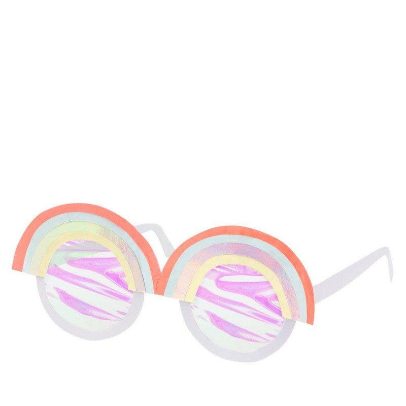 Rainbow Paper Glasses