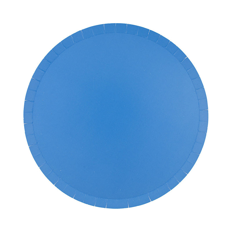 Shade Collection Dinner Plates, Sapphire, Pack of 8