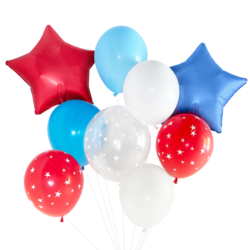 Balloon Bouquet - Red, White & Blue (4th of July)