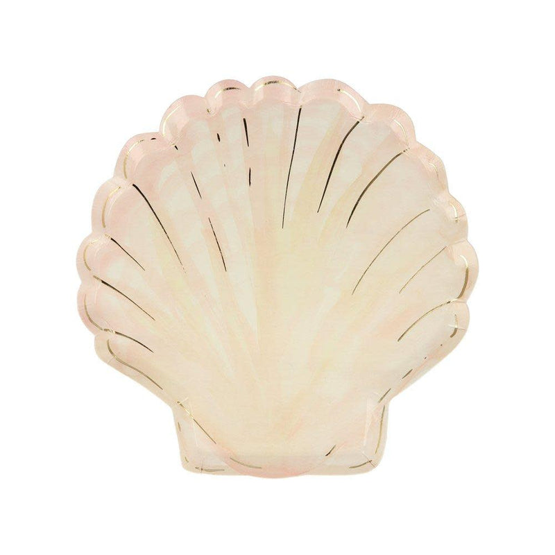 Watercolor Clam Shell Plates