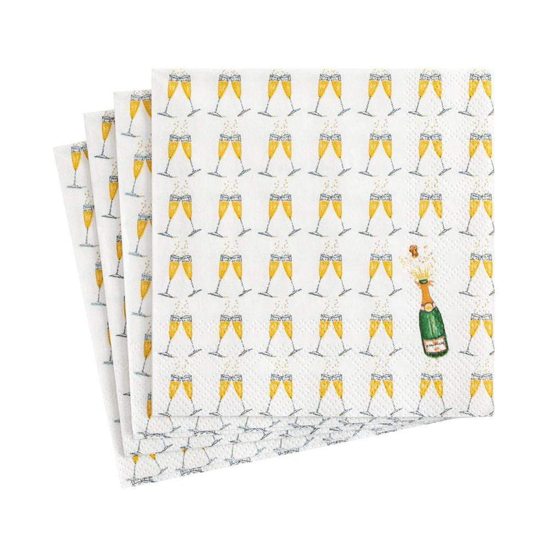 Bubbly Paper Cocktail Napkins - 40 Per Package
