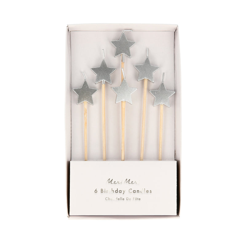 Silver Star Candles
