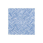 Fretwork Paper Cocktail Napkins in Blue - 20 Per Package 3
