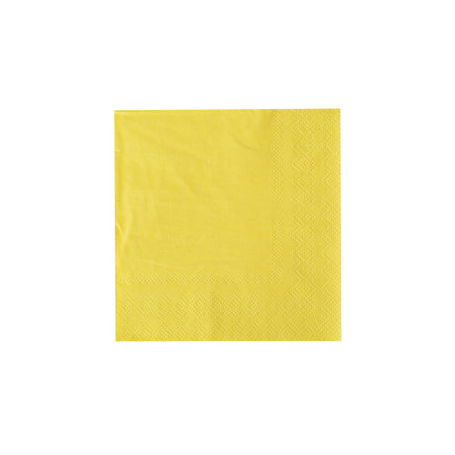 Shade Collection Cocktail Napkins, Banana, Pack of 20