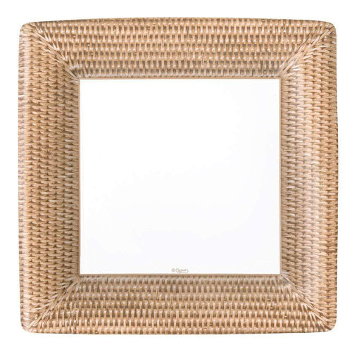 Rattan Paper Dinner Plates - 8 Per Package 1