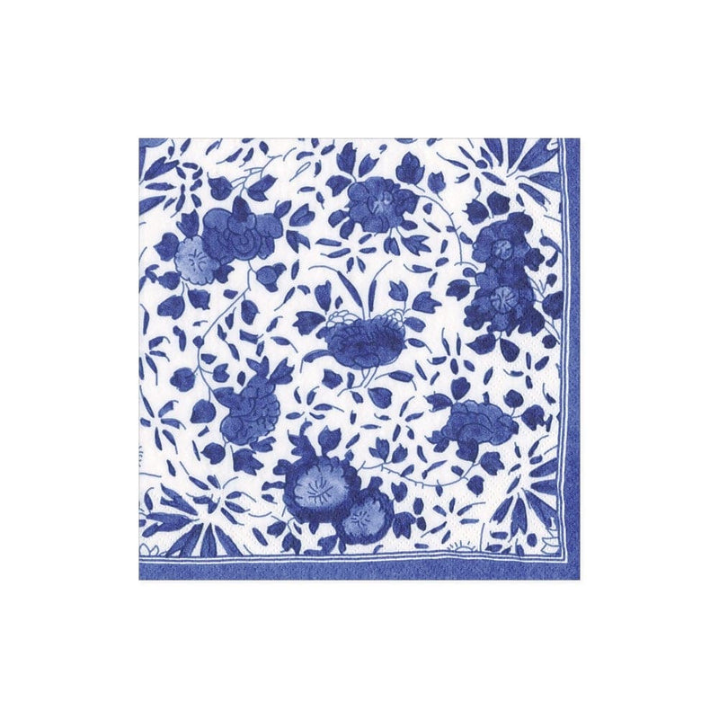 Delft Paper Cocktail Napkins in Blue - 20 Per Package 1