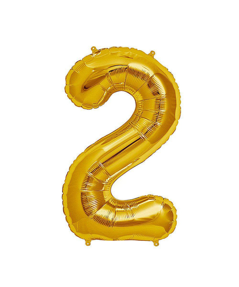 16" Gold Number Balloons (0-9, #)