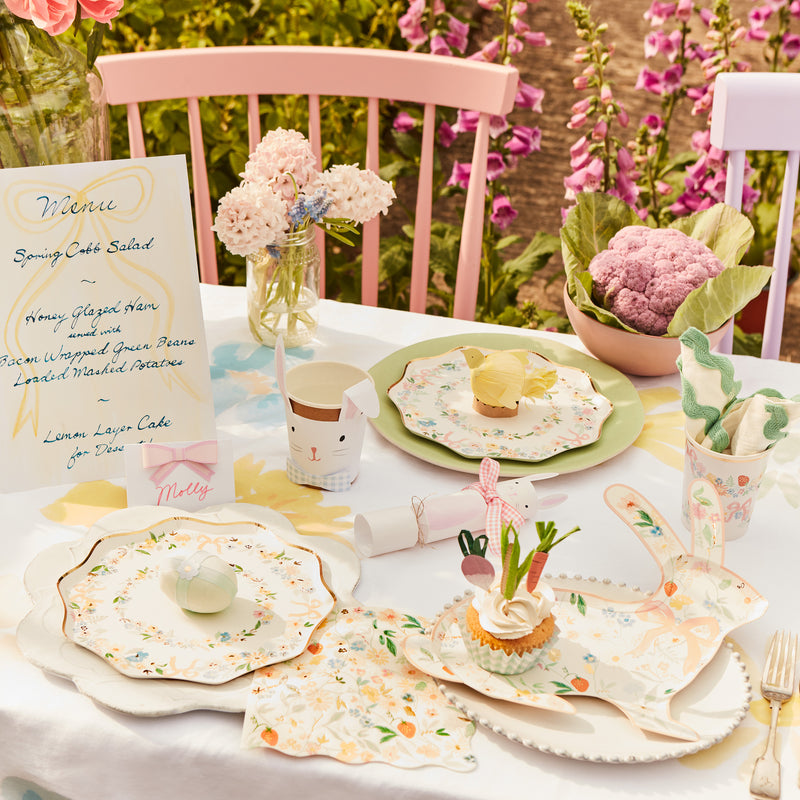 Pastel Bow Place Cards