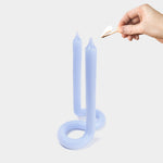 Twist Candle - Light Lavender (Pack of 3)