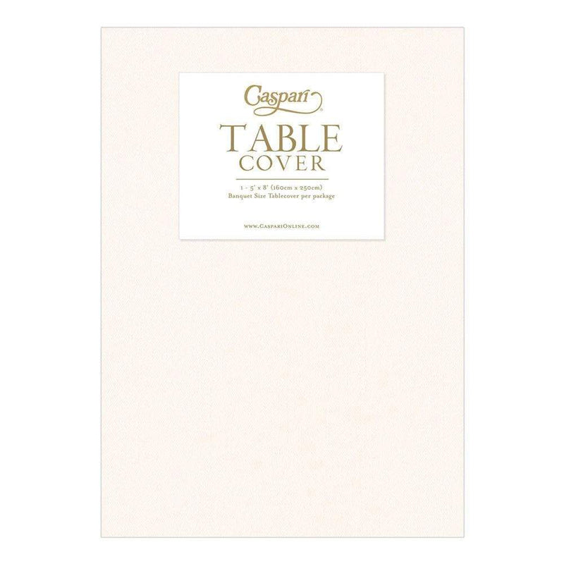 Paper Linen Solid Table Cover in Ivory - 1 Each 3