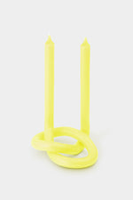 Knot Candle - Yellow