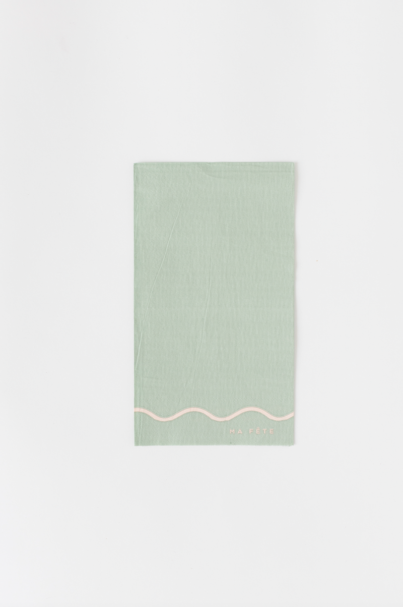Signature Napkins, Pink & Mint, Pack of 16