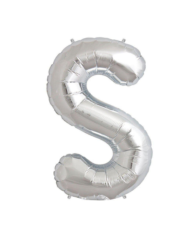 16" Silver Number Balloons (0-9, #)