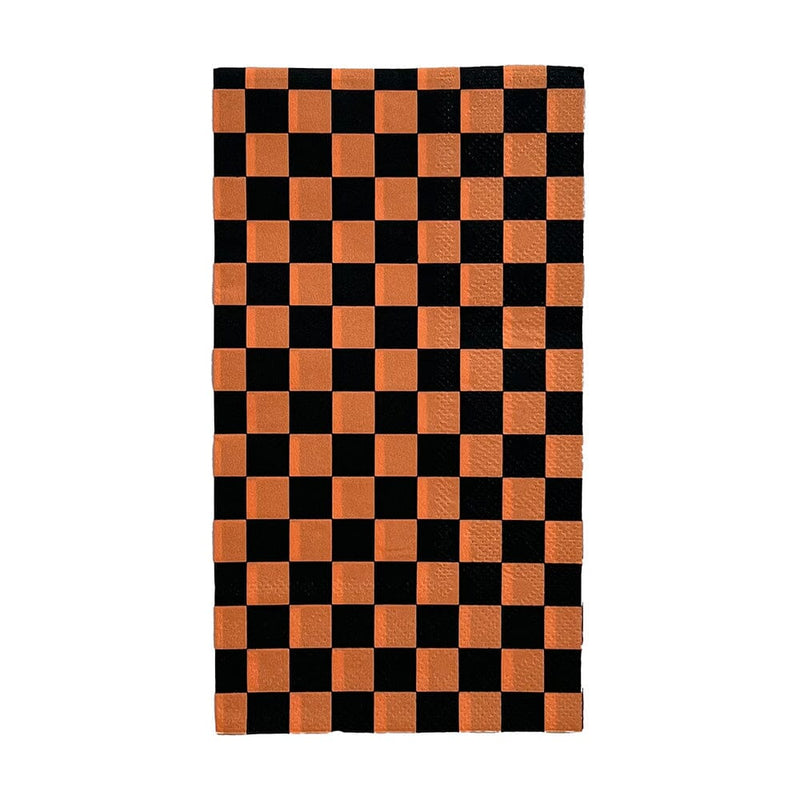 Check It! Halloween Check Guest Napkins, Pack of 16