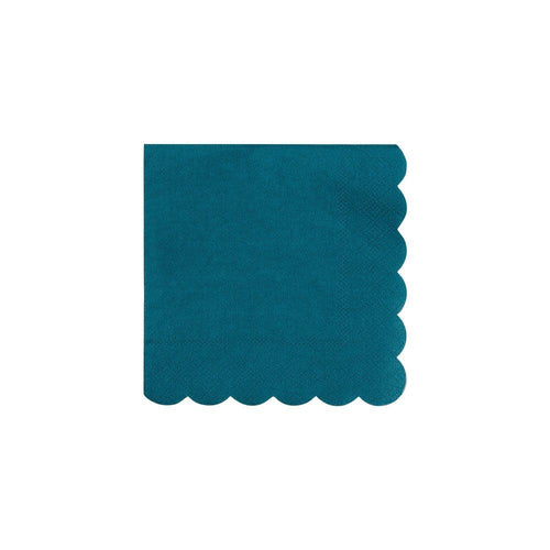 Dark Teal Small Napkins, Pack of 20