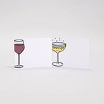 Bottoms Up Place Cards, Set of 24