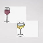 Bottoms Up Place Cards, Set of 24