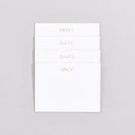Tasty Place Cards, Set of 24