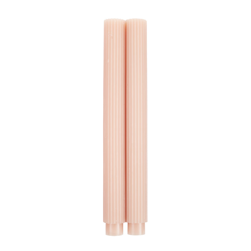 10" Fancy Taper Candles, Set of 2