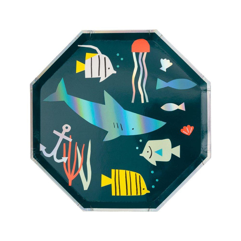 Under The Sea Side Plates, Pack of 8
