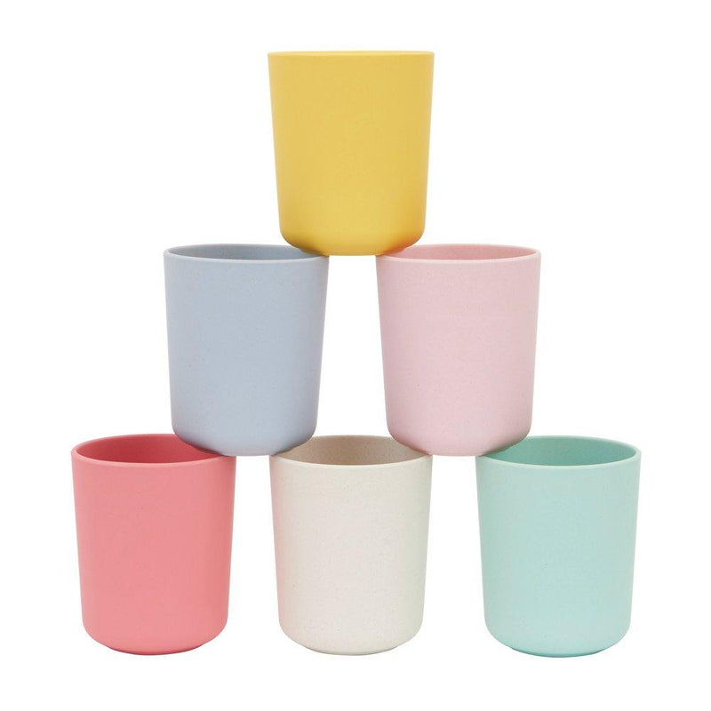 Mixed Set Bamboo Fiber Cups