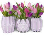 Lavender Vase Wraps, Set of 3