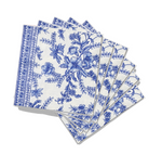 French Toile Cocktail Napkins (25 per pack)