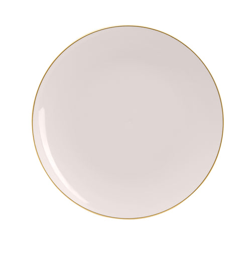 Linen & Gold Dinner Plates, Pack of 10