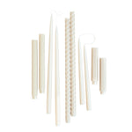 Parchment Mixed Tapers, Set of 10