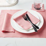 Dusty Pink Dinner Napkin, Roll of 12