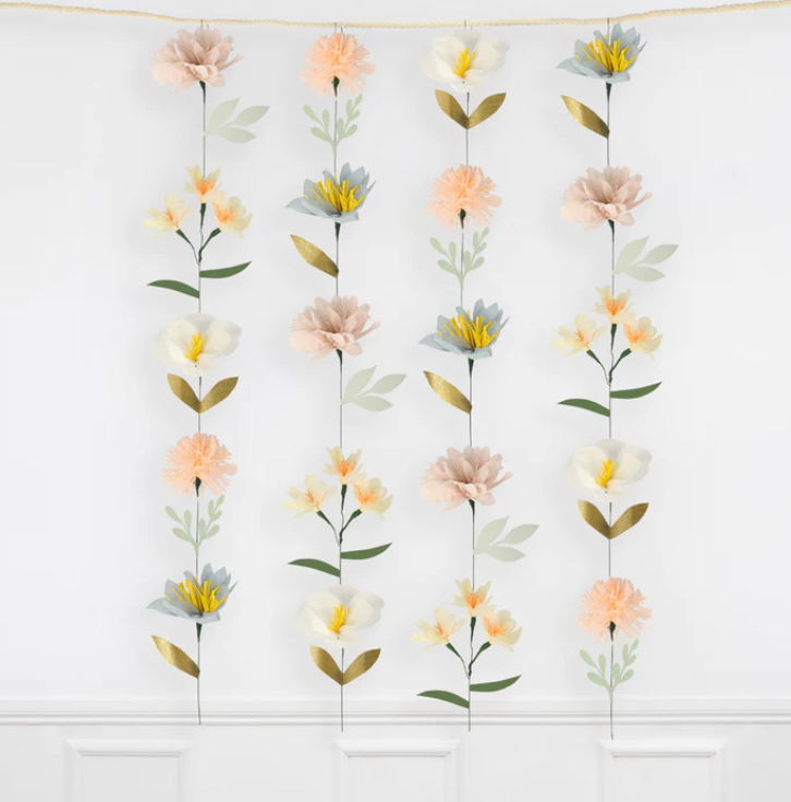 Pastel Flower Wall