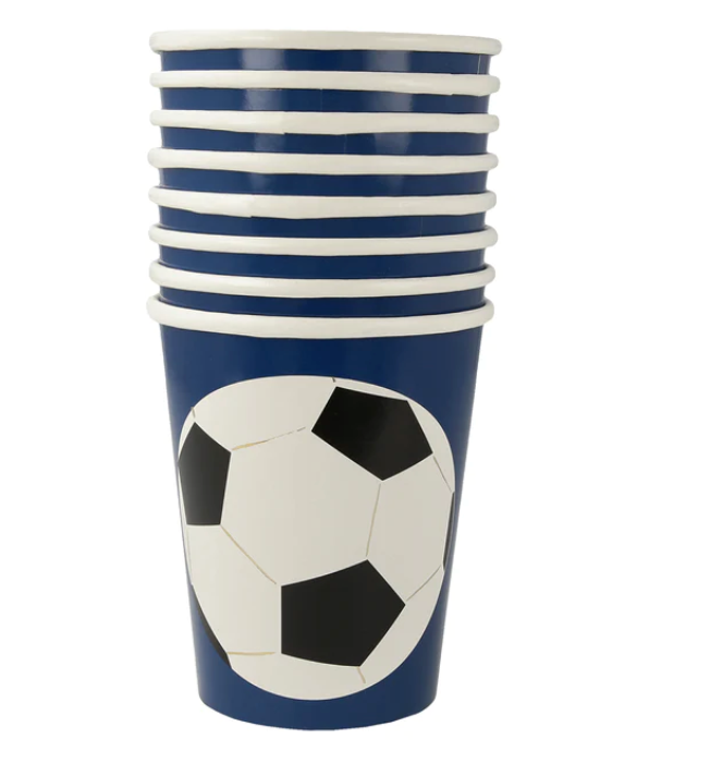 Soccer Cups, Pack of 8