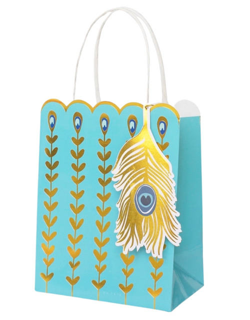 Peacock Feather Gift Bag (4)