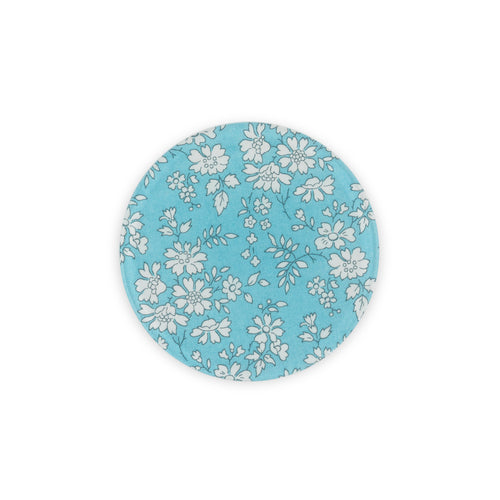 Starbuck Turquoise Floral Coasters, Set of 4