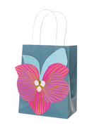 Tropical Orchid Gift Bag, Pack of 4