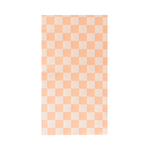 Check It! Peaches N' Cream Check Guest Napkins, Pack of 16