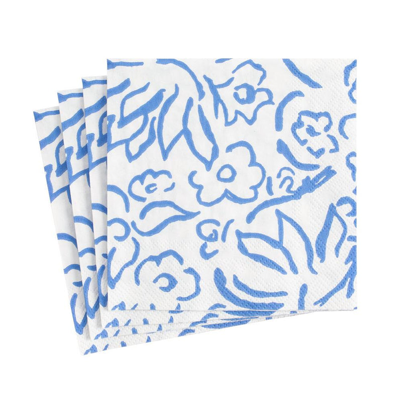 Matisse Paper Cocktail Napkins in Blue - 20 Per Package 1