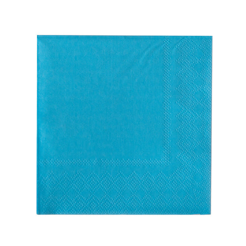 Shade Collection Large Napkins, Cerulean, Pack of 16