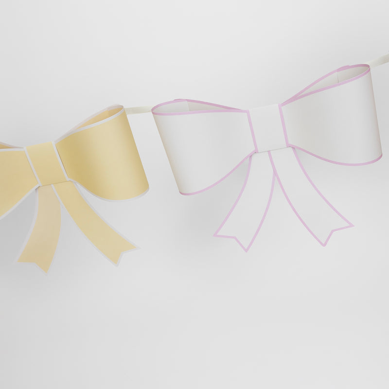 3d Paper Bow Garland