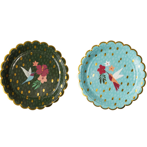 Tropical Dessert Plates (8)